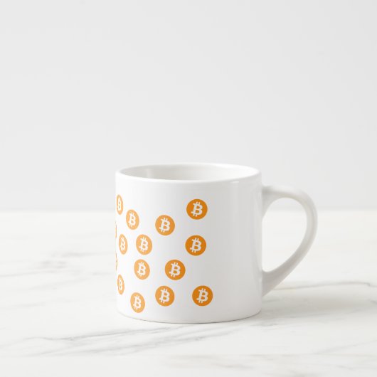 Bitcoin Wave BTC Crypto Token Espressotasse (Rechts)