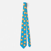 Bitcoin Wave BTC Crypto Token Neck Tie Krawatte (Vorderseite)