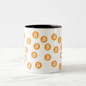 Bitcoin Wave BTC Crypto Token Tasse (Mittel)