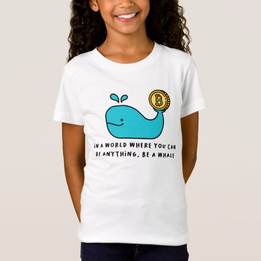 Bitcoin Whale T-Shirt (Vorderseite)