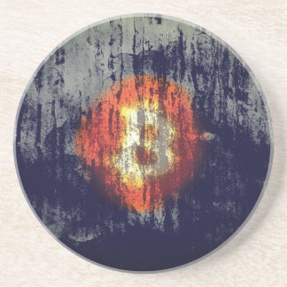 Bitcoin-widerstandsfähige Kunst Getränkeuntersetzer