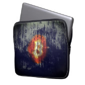 Bitcoin-widerstandsfähige Kunst Laptopschutzhülle (Vorderseite Links)