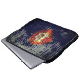 Bitcoin-widerstandsfähige Kunst Laptopschutzhülle (Vorne Knopf)