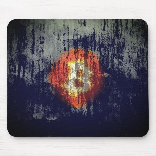 Bitcoin-widerstandsfähige Kunst Mousepad (Vorne)