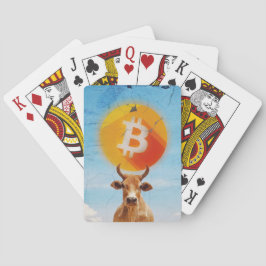 Bitcoin widerstandsfähiger Bulle Spielkarten