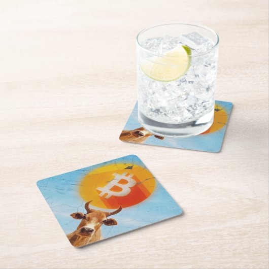 Bitcoin widerstandsfähiger Bulle Untersetzer (Vor Ort)