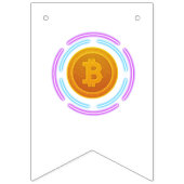 BITCOIN WIMPELKETTE (Zweite Fahne)