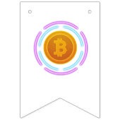 BITCOIN WIMPELKETTE (Erste Fahne)
