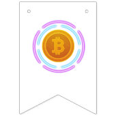 BITCOIN WIMPELKETTE (Dritte Fahne)