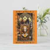 Bitcoin-Wissen Dankeskarte (Stehend Vorderseite)