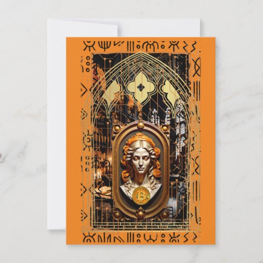Bitcoin-Wissen Dankeskarte (Vorderseite)