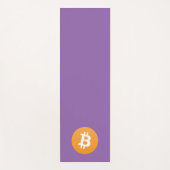 Bitcoin Yogamatte (Vorderseite)