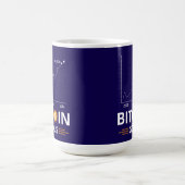 Bitcoin-Ziele-Chart Kryptowährung-Wachstum Kaffeetasse (Mittel)