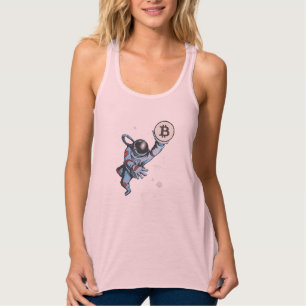 Bitcoin zum Mond Astronaut Tank Top