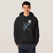 Bitcoin zum Mondastronauten Hoodie (Vorne ganz)