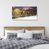 Bitcoins Leinwanddruck (Insitu (Schlafzimmer))