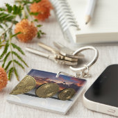 Bitcoins Schlüsselanhänger (Vorderseite rechts)