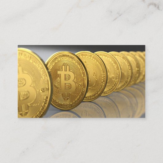 Bitcoins Visitenkarte (Rückseite)