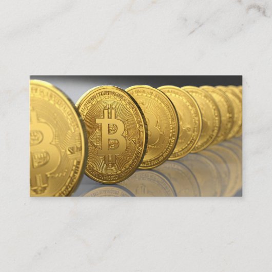 Bitcoins Visitenkarte (Vorderseite)