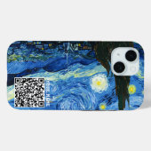 Bitcoiny Night - Qr-Code bearbeitet Case-Mate iPhone Hülle (Rückseite (Horizontal))