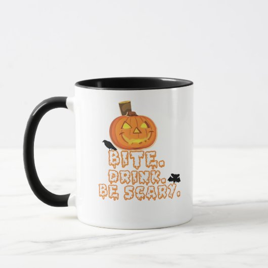 Bite Drinks Beängstigend Halloween Tasse (Links)