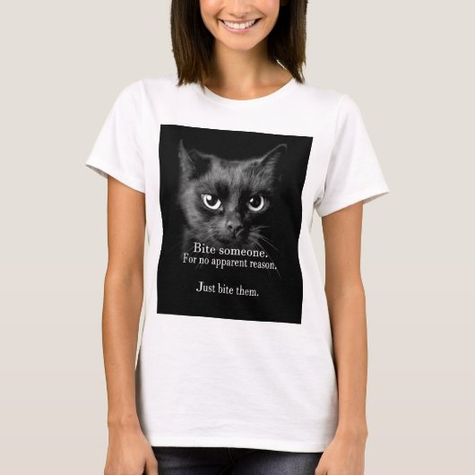 BITE EM..MACHEN SIE ES! T-Shirt (Vorderseite)