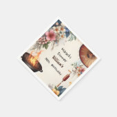 Bite Koch Grillen Japanisch Sushi Hibachi 30. Gebu Serviette (Ecke)