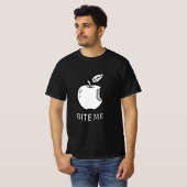 Bite Me Apple Rude T-Shirt (Vorne ganz)