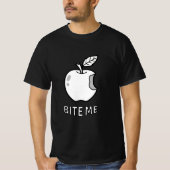 Bite Me Apple Rude T-Shirt (Vorderseite)
