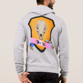 Bite Me Badger Skull Hoodie (Rückseite)
