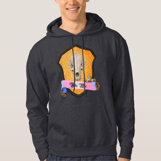 Bite Me Badger Skull Hoodie (Vorderseite)