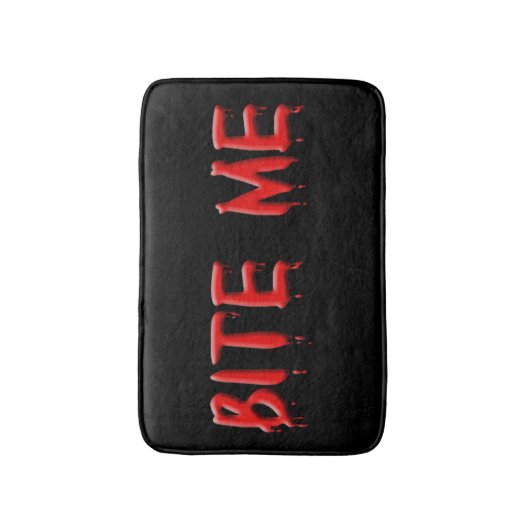 Bite me Bath Mat Badematte (Vorderseite Vertikal)