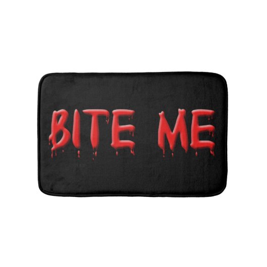 Bite me Bath Mat Badematte (Vorderseite)