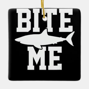 Bite Me - Biologie der Haifische - Tiermeere Keramikornament