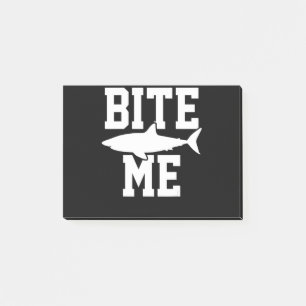 Bite Me - Biologie der Haifische - Tiermeere Post-it Klebezettel