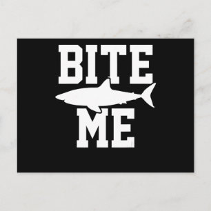 Bite Me - Biologie der Haifische - Tiermeere Postkarte