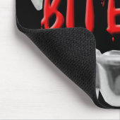 Bite Me Blut Und Zähne Mauspad (Ecke)