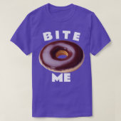 Bite me Chocolate Donut T-Shirt (Design vorne)