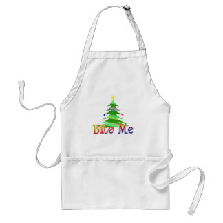 Bite Me Christmas Tree Schürze