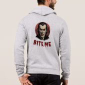 Bite Me-Dracula Graphic Halloween Hoodie (Rückseite)