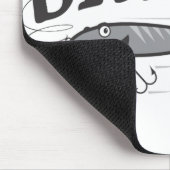 Bite Me Fish Hook Spaß Mousepad (Ecke)