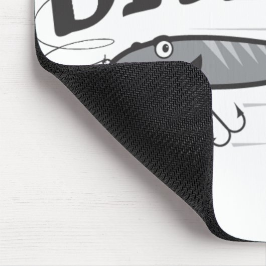 Bite Me Fish Hook Spaß Mousepad (Ecke)