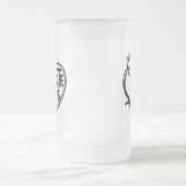 Bite Me Fish Hooks Mattglas Bierglas (Mittel)