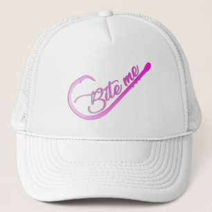 Bite Me Fishing Hook Truckerkappe