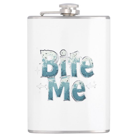 Bite Me Flachmann (Vorderseite)