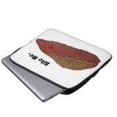 Bite Me Funny Steak Beef Pun Joke Laptopschutzhülle (Vorne Knopf)
