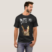Bite Me Gedruckter Alligator T-Shirt (Vorne ganz)