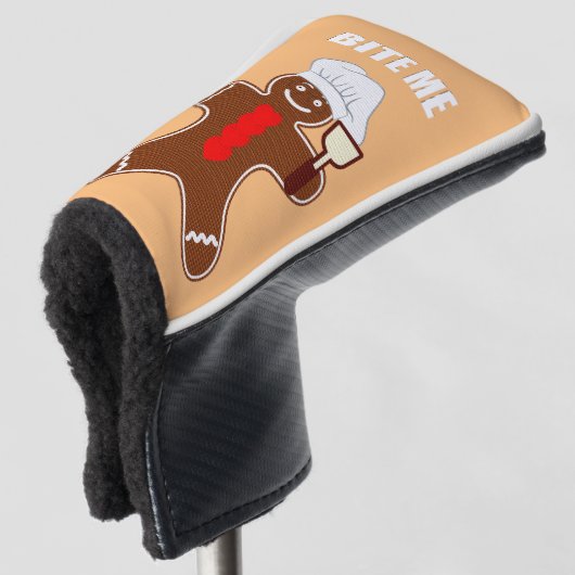 Bite Me Ginger Brei Man Golf Headcover (3/4 Vorderseite)