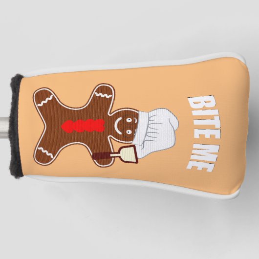 Bite Me Ginger Brei Man Golf Headcover (Vorderseite)