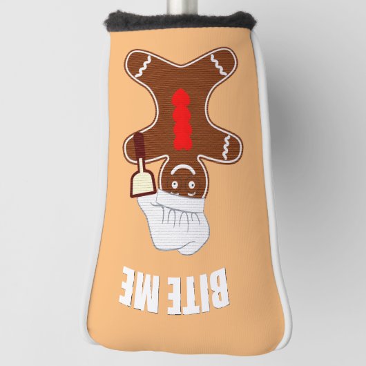 Bite Me Ginger Brei Man Golf Headcover (Rotieren 90)